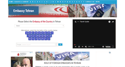 Desktop Screenshot of embassytehran.com