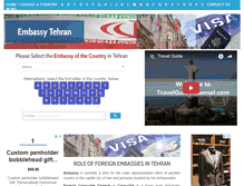 Tablet Screenshot of embassytehran.com